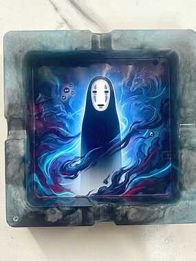 Spirited Away Resin Ashtray | No Face Kaonashi Anime Collectible Decor Gift